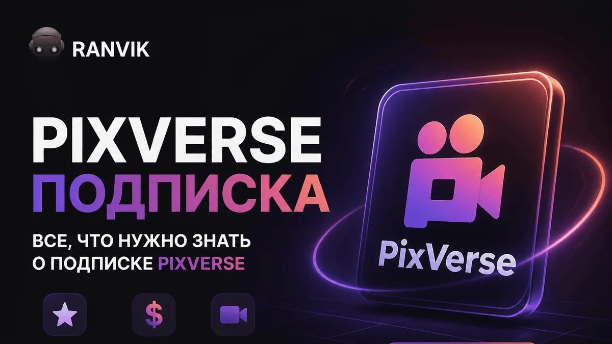 Pixverse купить подписку: для чего нужна Пиксверс подписка, как выбрать тариф и оплатить в рублях