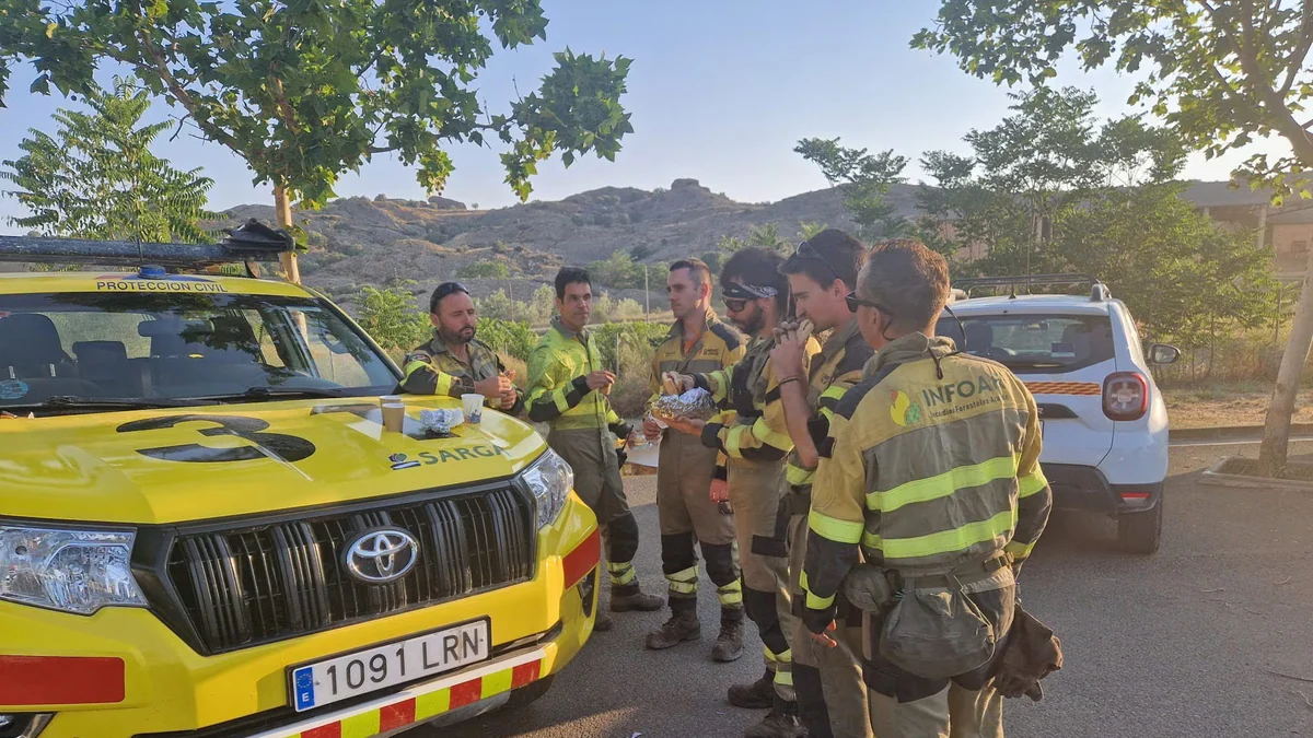 Aragón sufre el cuarto incendio del verano, el segundo en la misma comarca