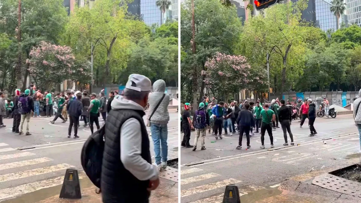 ¡Se la amanecieron! Ángel de la Independencia con afición al día siguiente del triunfo de México sobre Ecuador