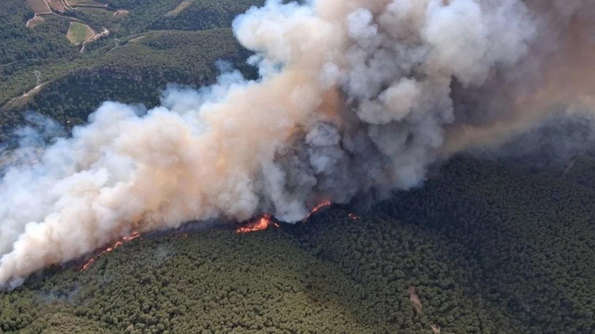Aragón activa la alerta por un incendio en Teruel y pide ayuda a la UME