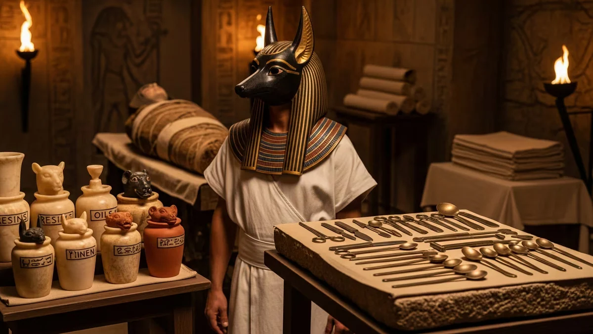 Supervisaban misterios, tenían vínculos con Anubis y se dividían el trabajo: así era la vida de los embalsamadores egipcios