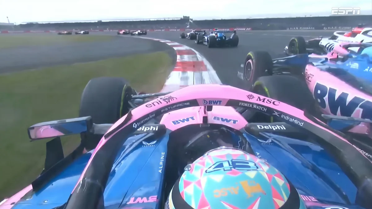 “¡Es inaceptable!: el enojo de Colapinto con Gasly por una maniobra en la que casi chocan en el GP de Gran Bretaña de la F1
