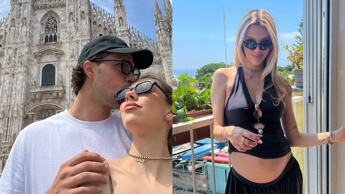 Las vacaciones de Alejandra Rubio y Carlo Costanzia con su primer hijo mientras esperan la llegada del segundo: de Cerdeña a Milán, pasando por Génova