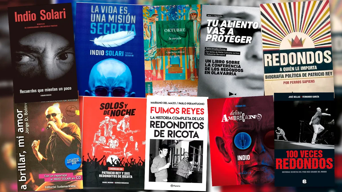 10 libros para entender la construcción del mito del Indio Solari y Los Redondos