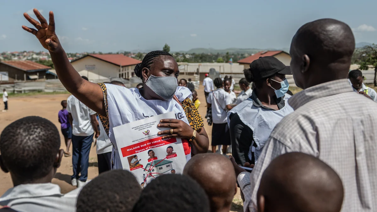 Attacks from residents complicate the fight against a rare type of Ebola