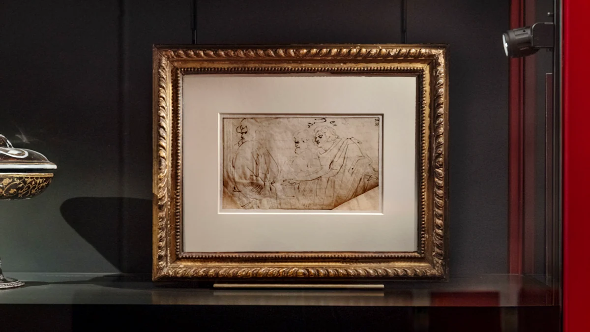 Salen a la luz un dibujo y un manuscrito de Rubens en una hoja de cuaderno de 1607
