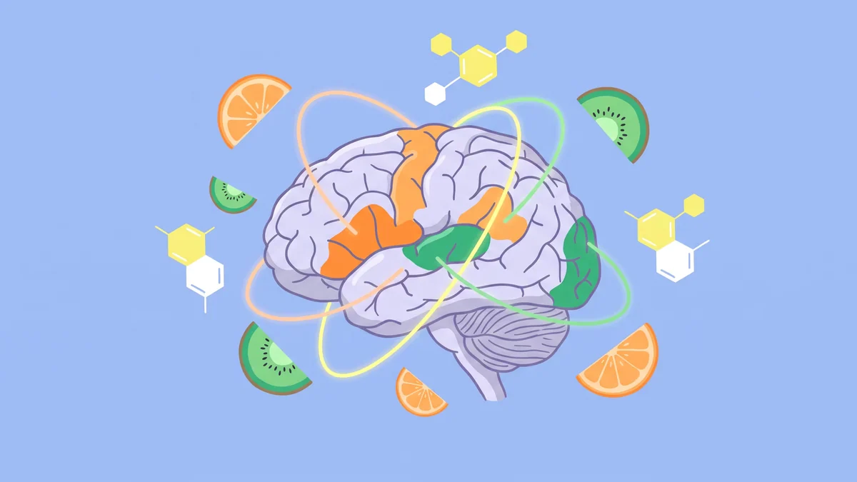 Un nuevo estudio Relaciona mayor vitamina C con mejor salud cerebral en adultos mayores