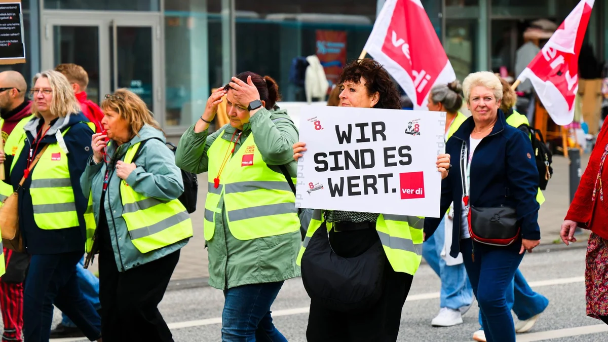 Warnstreiks im Handel - "Wir sind nicht die Billigheimer der Nation"