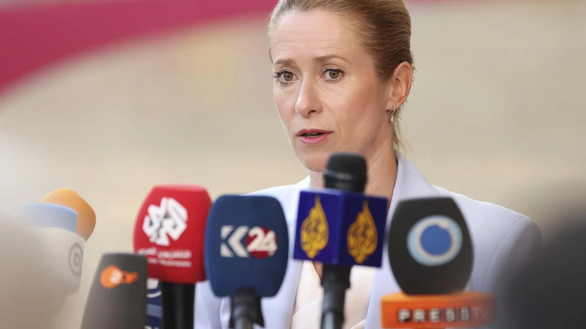 Kallas espera que los Veintisiete decidan si quieren limitar el comercio con los asentamientos en Cisjordania