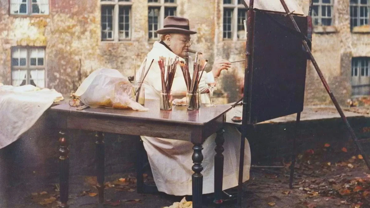 ¿Fue Winston Churchill un buen pintor?