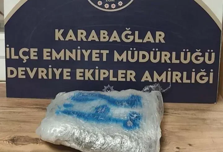 Esrarla yakalanan motosikletli tutuklandı