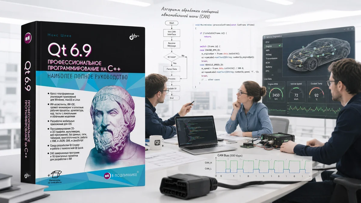Рецензия на книгу «Qt 6.9. Профессиональное программирование на C++»
