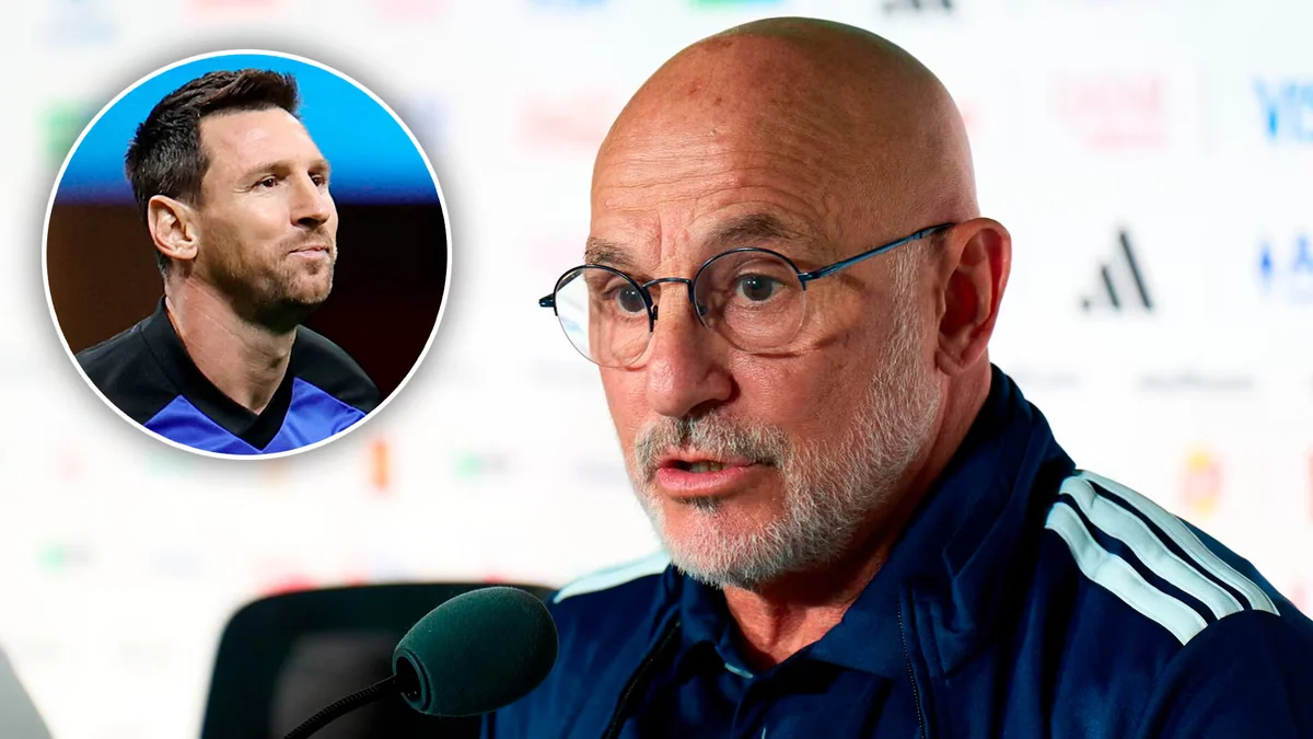 Qué dijo Luis de la Fuente sobre la chance de ponerle un “marcaje especial” a Lionel Messi en la final del Mundial