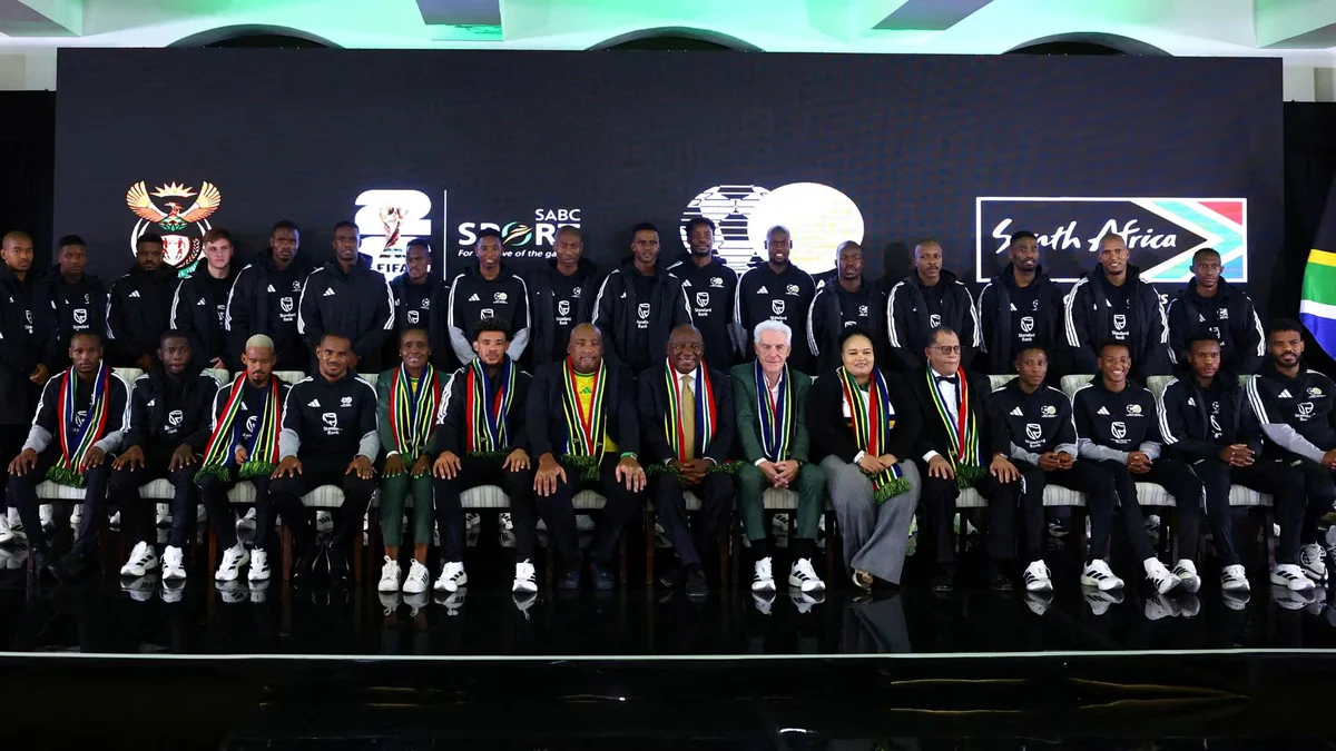 ¡Con mariachi! Sudáfrica llega a Pachuca, Hidalgo, y está lista para disputar el Mundial 2026
