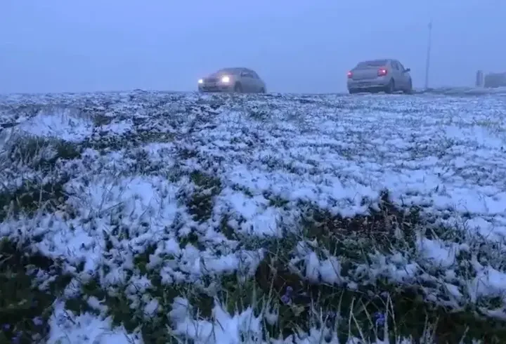 Mayıs bitti, kar geldi!