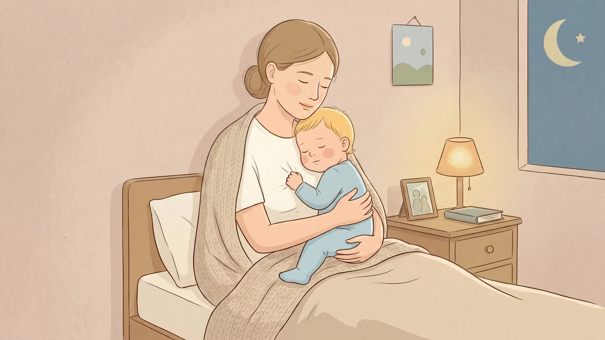 Por qué los bebés necesitan tocar a quien los cuida al dormir