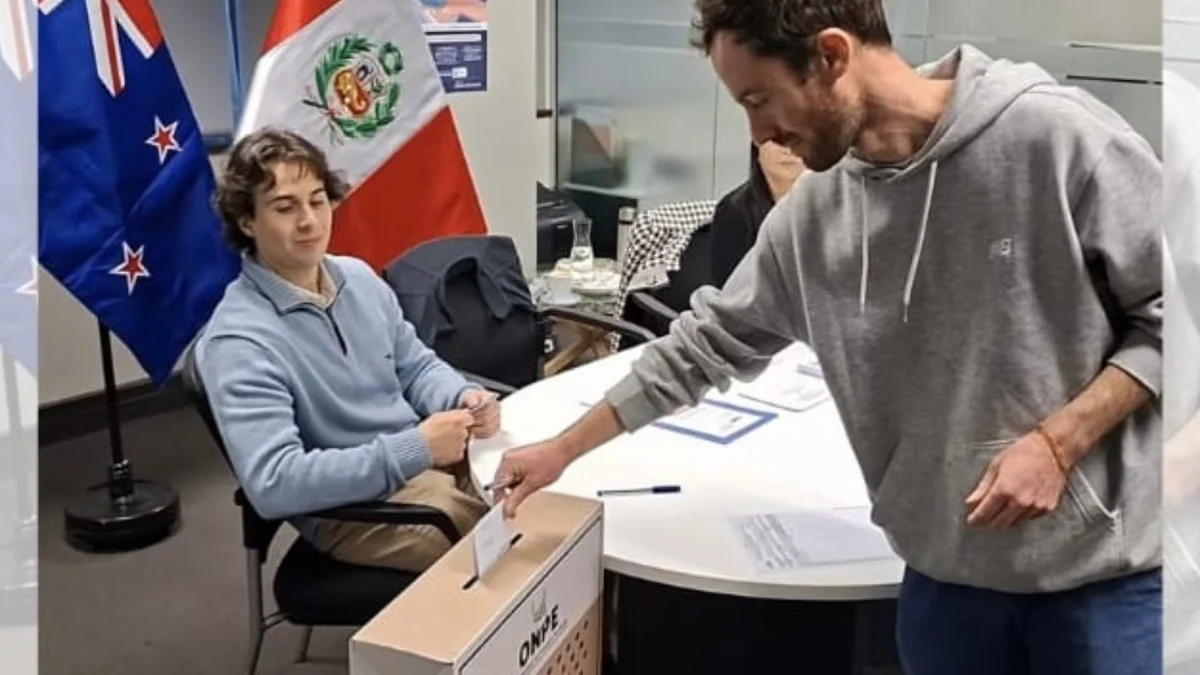 La segunda vuelta entre Keiko Fujimori y Roberto Sánchez ya comenzó: Nueva Zelanda registró el primer voto peruano del mundo