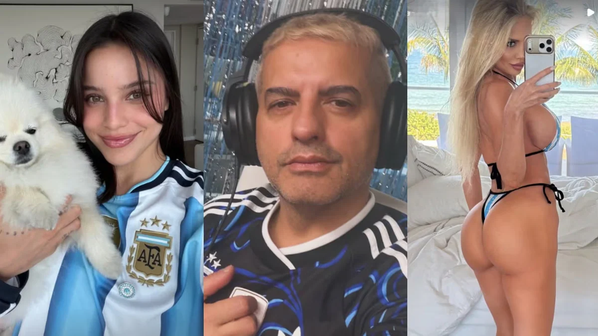 Así palpitan los famosos Argentina versus Inglaterra: postales familiares, euforia y aliento para Messi