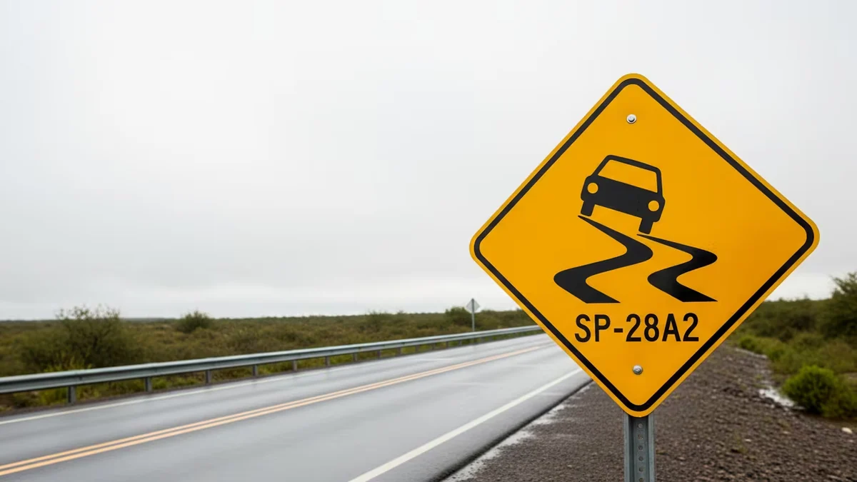 Qué significa en México la señal de tránsito con un auto en fondo blanco y cuatro diagonales
