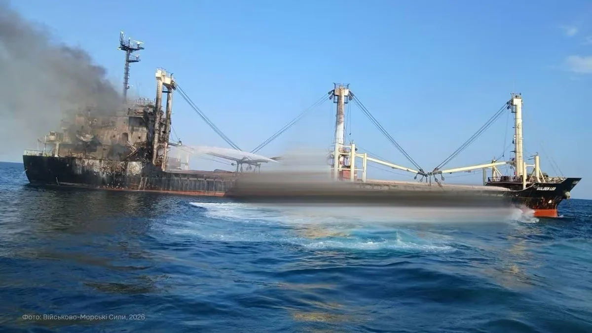 Rusia atacó un buque mercante que navegaba por el corredor marítimo de Ucrania: al menos cinco muertos