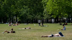 UK braces for hottest May day on record as 30C heat continues