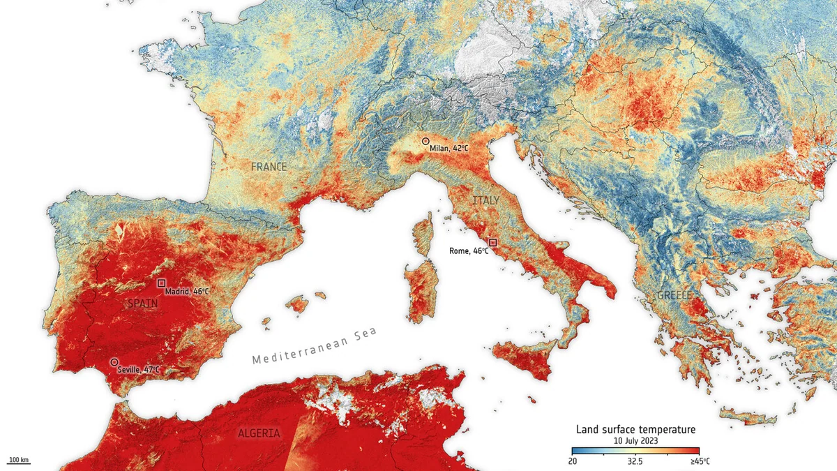 L'anticiclone africano sull'Italia, poi il rischio di piogge intense