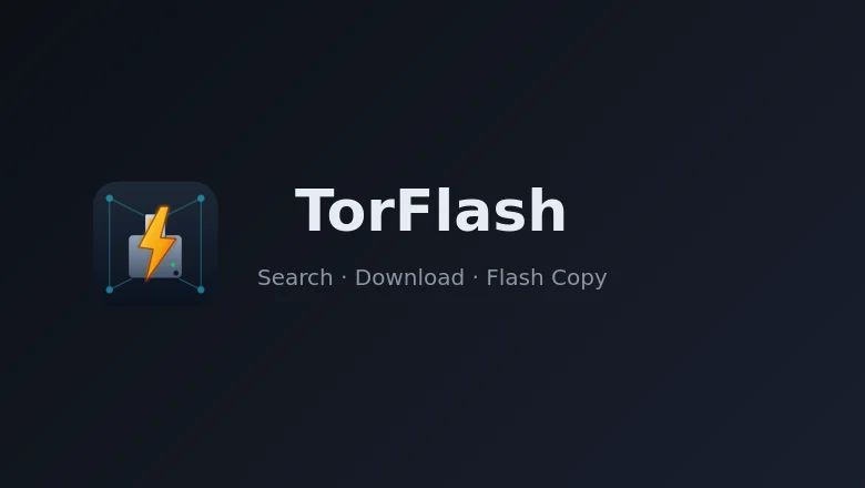 TorFlash — приложение для Linux: поиск торрентов, скачивание и копирование на флешку в одно нажатие