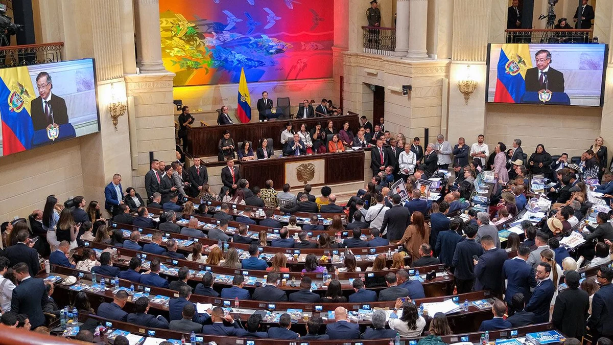 Estos fueron los indicadores económicos resaltados por el presidente Petro durante su discurso del 20 de julio ante el Congreso: “Hay menos pobreza”