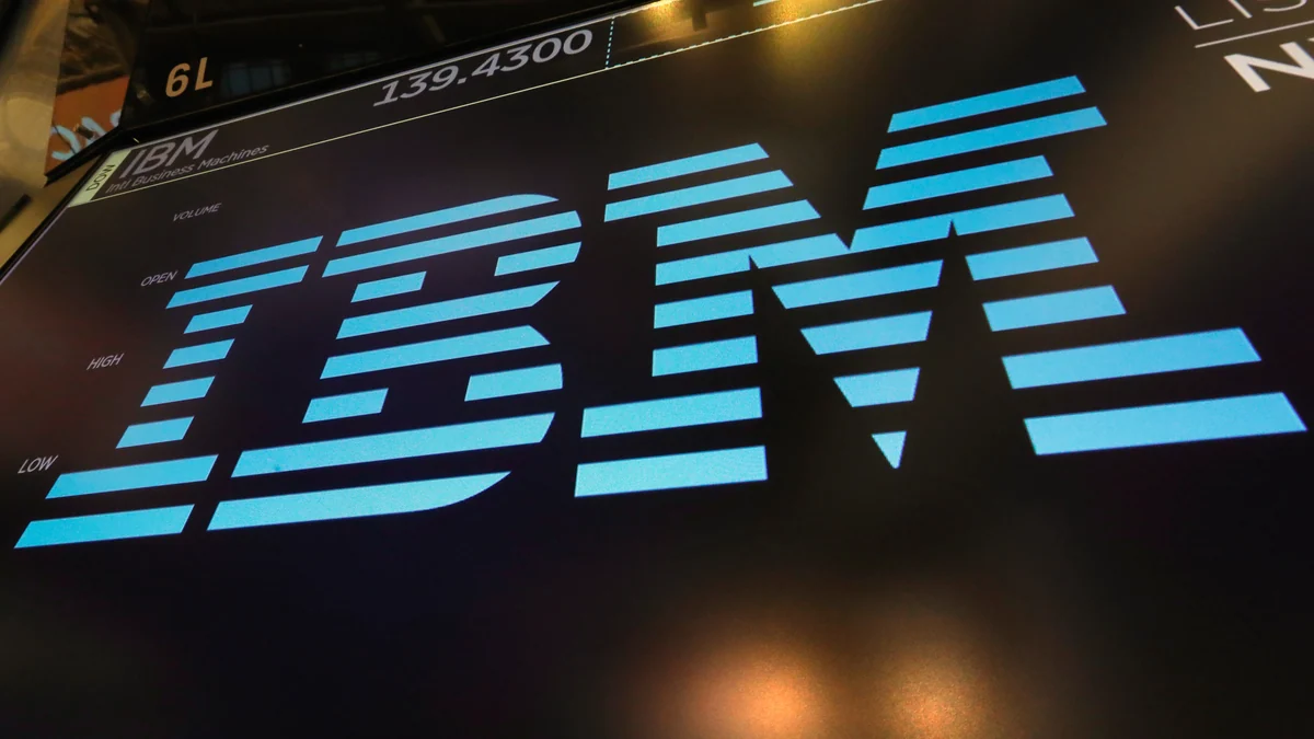 IBM pierde un 25% de su valor en bolsa por sus resultados y provoca una estampida de inversores fuera de las tecnológicas