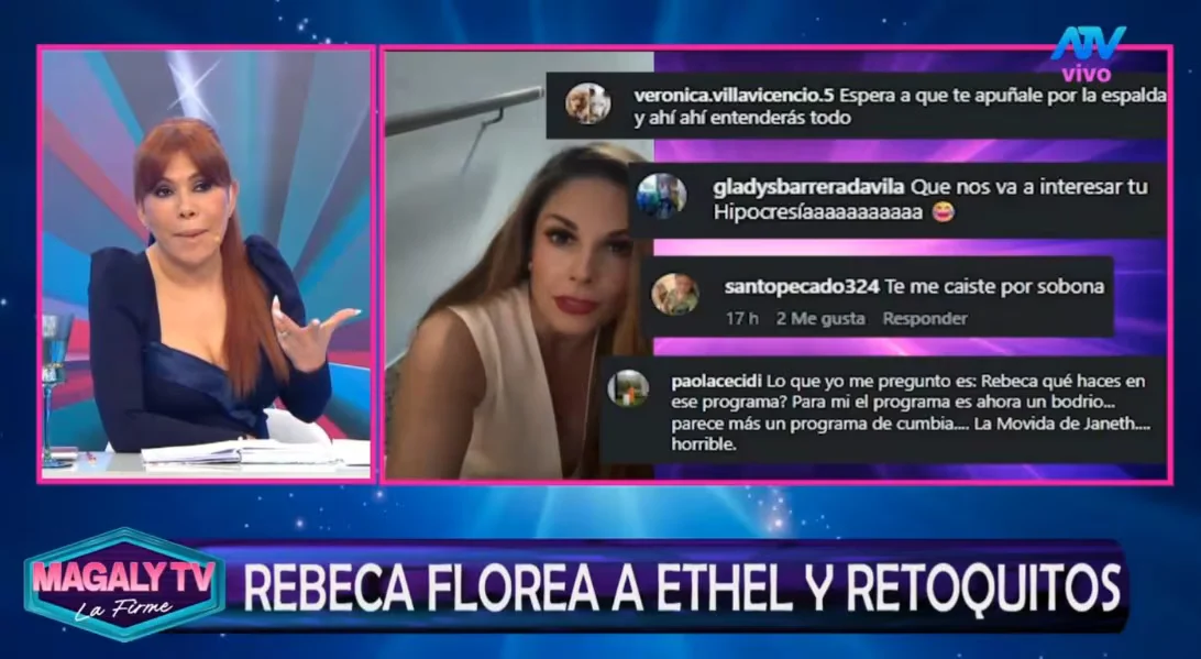 Rebeca Escribens: Usuarios destruyen a Rebeca Escribens por su defensa a Janet Barboza: “Es muy empalagosa la sobonería”