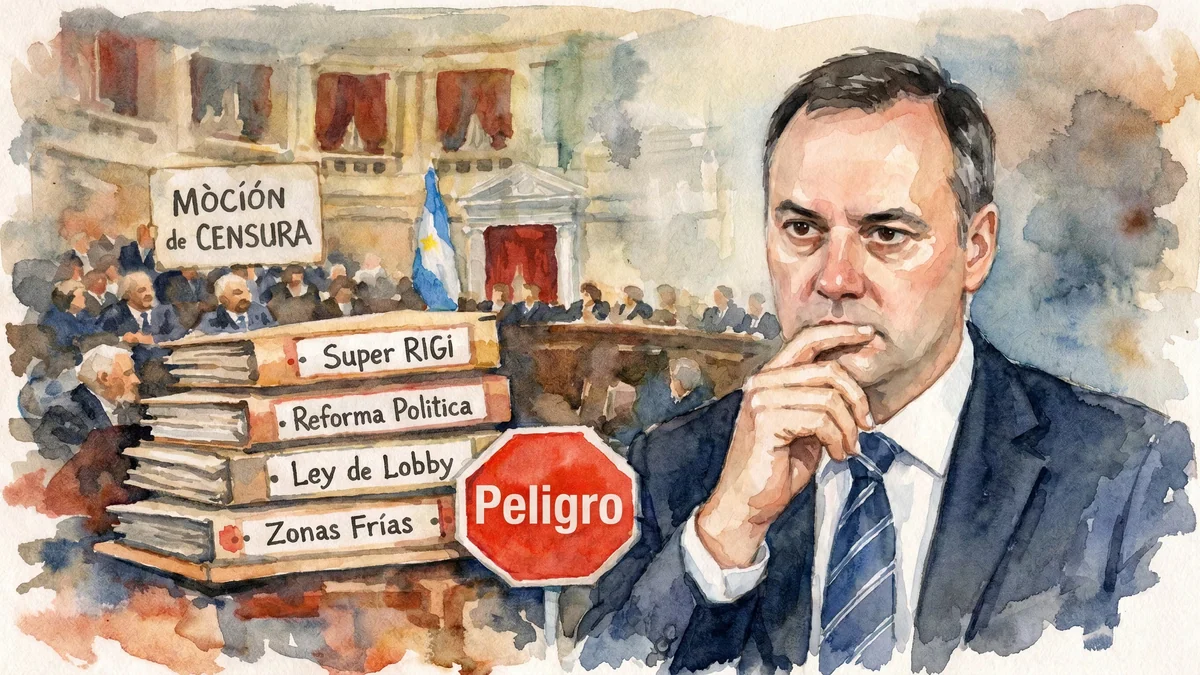 El escándalo Adorni desató una crisis en el Congreso y complica la agenda legislativa de Milei
