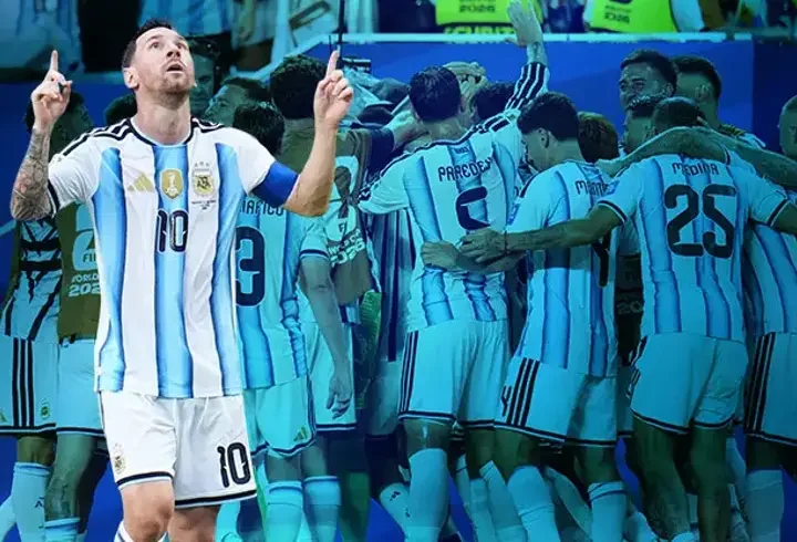 Messi'nin rekor gecesi: Arjantin uzatmalarda turladı