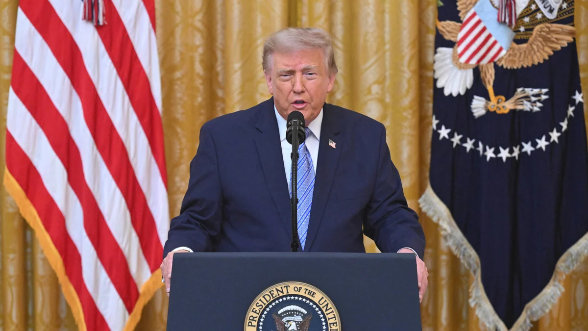 Trump resucita en un discurso a la nación el bulo del fraude electoral de 2020 y acusa a China de influir en su derrota