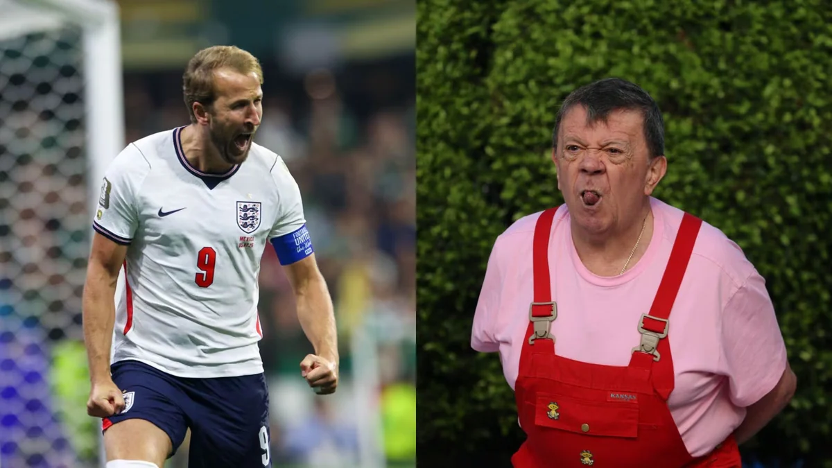 Harry Kane se queda sin voz tras el México vs Inglaterra en el Azteca y las redes no perdonan: “Es Chabelo”