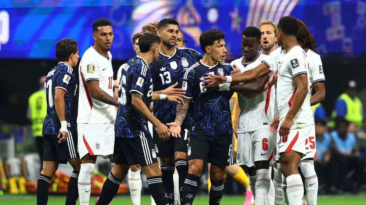 Argentina-Inglaterra, EN VIVO, por las semifinales del Mundial 2026: se disputa un partido físico y luchado en Atlanta