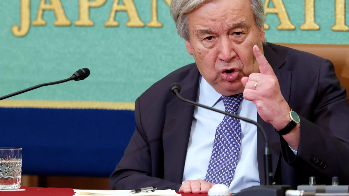 Israel suspende relaciones con el secretario general de la ONU