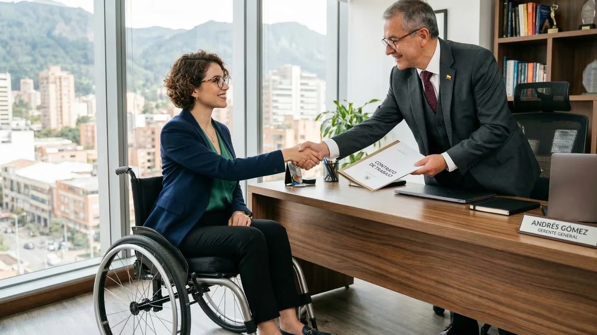 Empresas en Colombia ya deben contratar personas con discapacidad: así funcionan las nuevas cuotas obligatorias