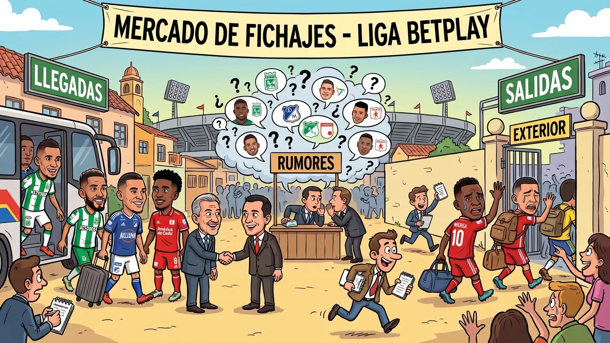 EN VIVO - Mercado de fichajes en la Liga BetPlay II-2026: entérese de los rumores, altas y bajas de los equipos colombianos