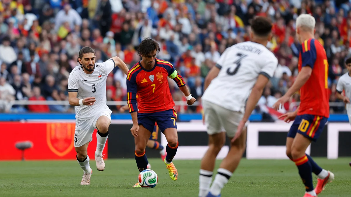 España se va a América tras una pachanga ante Irak