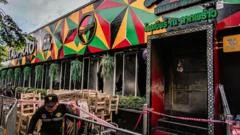 Thai police probe safety lapses after deadly Bangkok bar fire