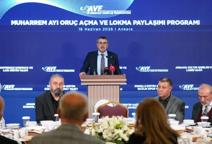 Bakan Tekin: Aynı lokmayı paylaşmak, aynı kaderi paylaşabilme iradesinin de göstergesidir