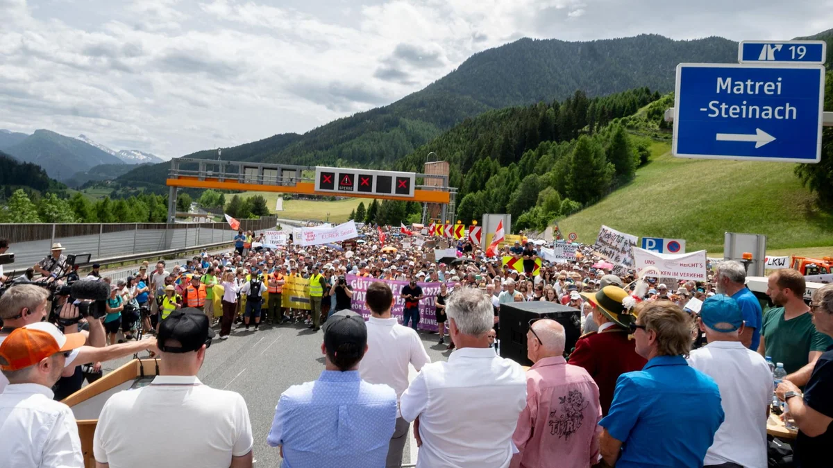 Nach Protest an Brennerautobahn: Trotz Sperrung kaum Verkehrschaos
