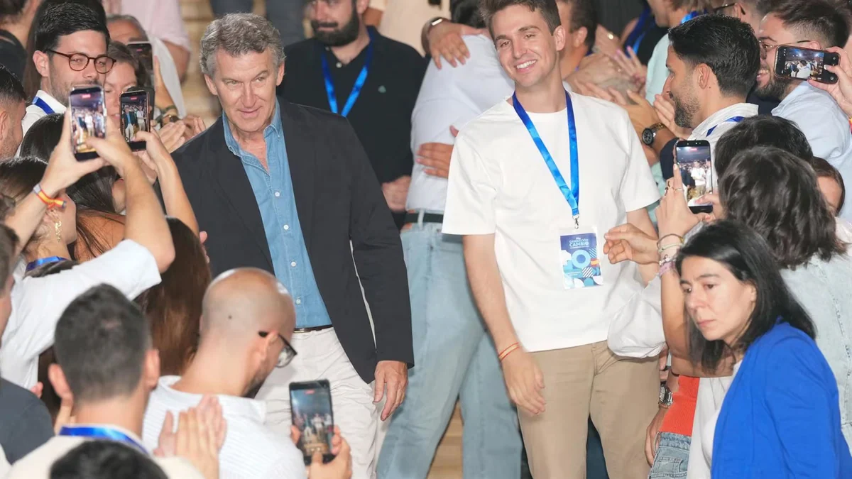 Ignacio Dancausa anuncia una Ejecutiva renovada en NNGG con el palentino Alonso Nieto como secretario general