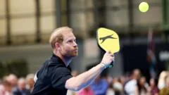 Prince Harry plays pickleball at Invictus Games event, but no Meghan