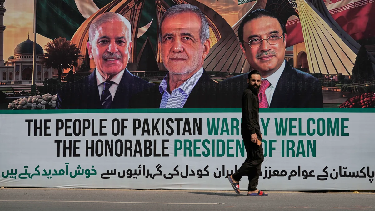 Iran's president heads to Pakistan as U.S.-Iran teams work on war-ending deal