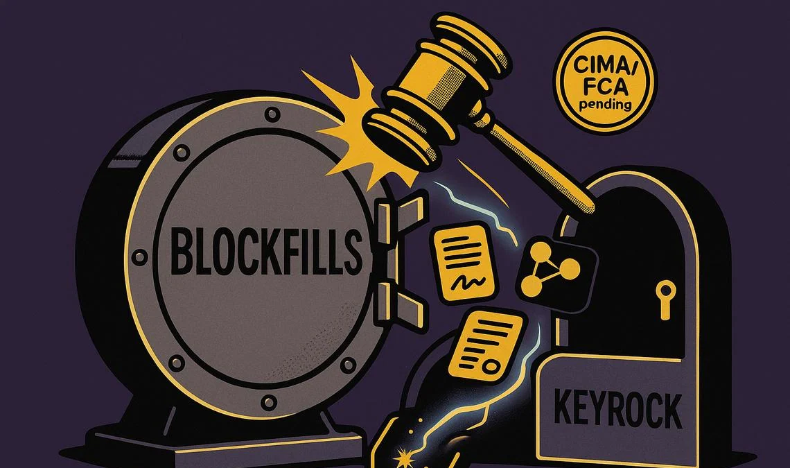Acquisizione Keyrock BlockFills: 3,25 milioni per gli asset di chi ne ha persi 75