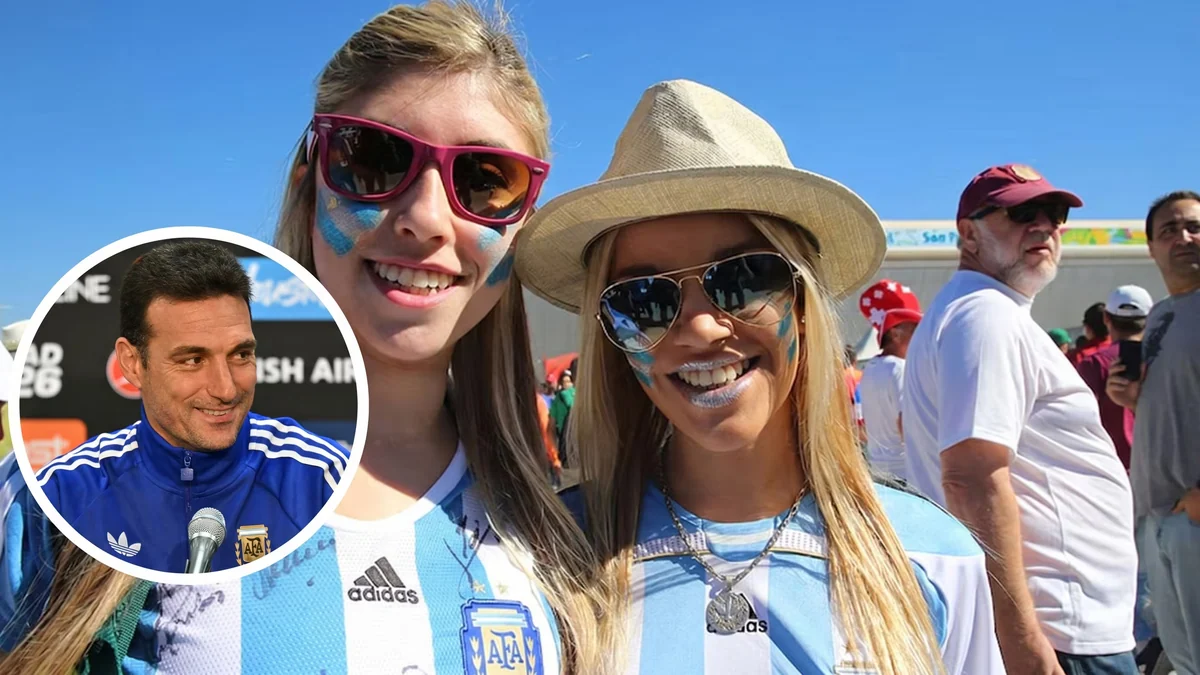 Un estudio aseguró que la hinchada argentina lidera el ranking de las más atractivas del Mundial: el llamativo rubro que ganó Scaloni