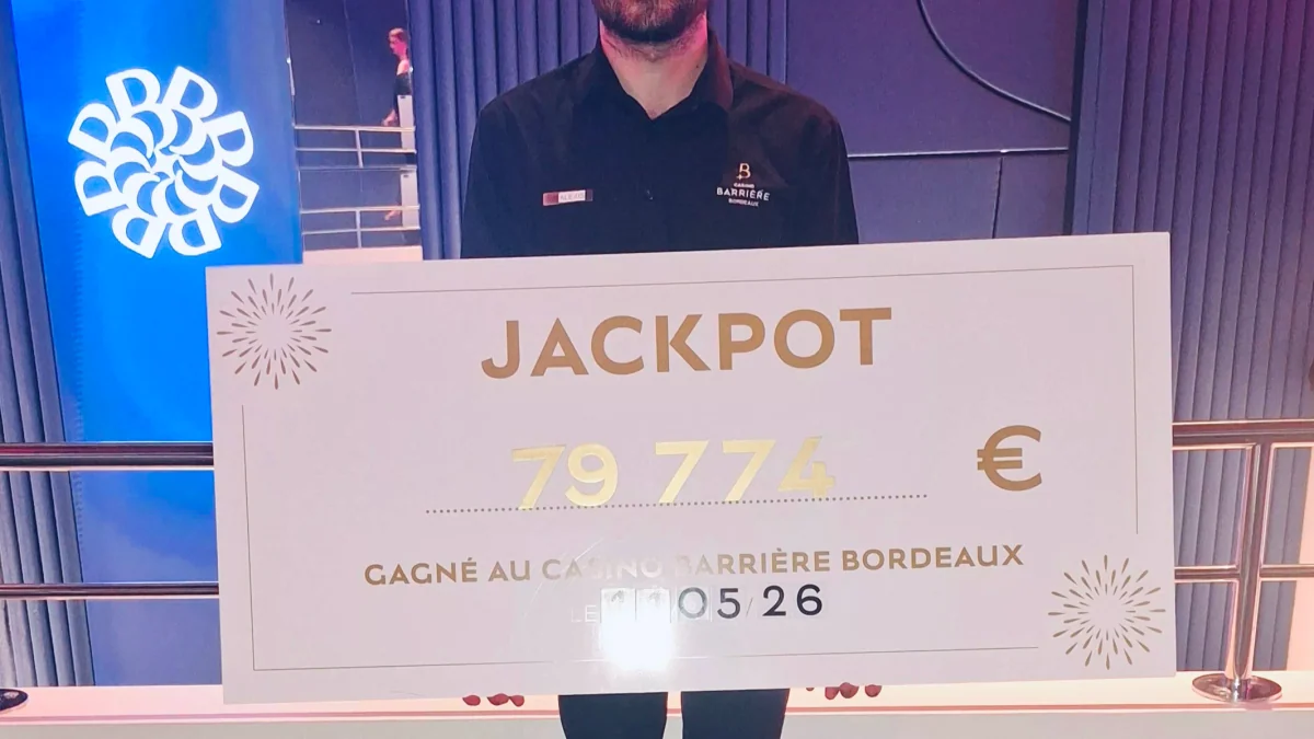 Bordeaux : un homme remporte près de 80 000 euros au casino, mais ne gardera pas l’argent