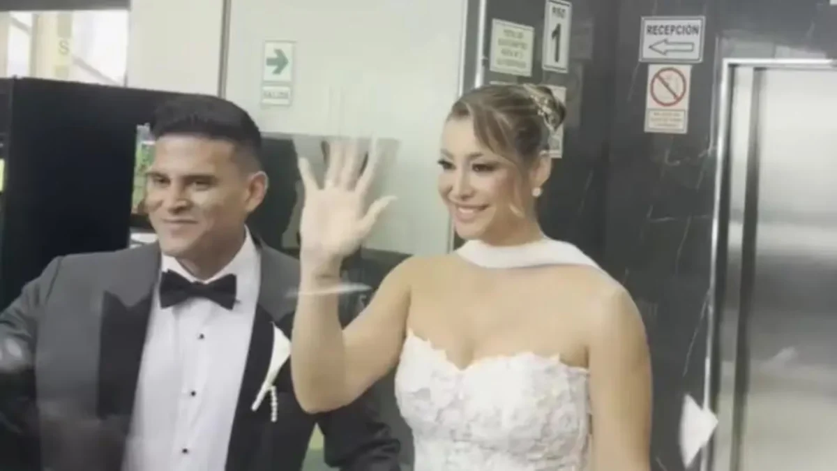 Christian Domínguez y Karla Tarazona se dieron el ‘sí’ en emotiva boda civil: las primeras imágenes de la pareja como esposos