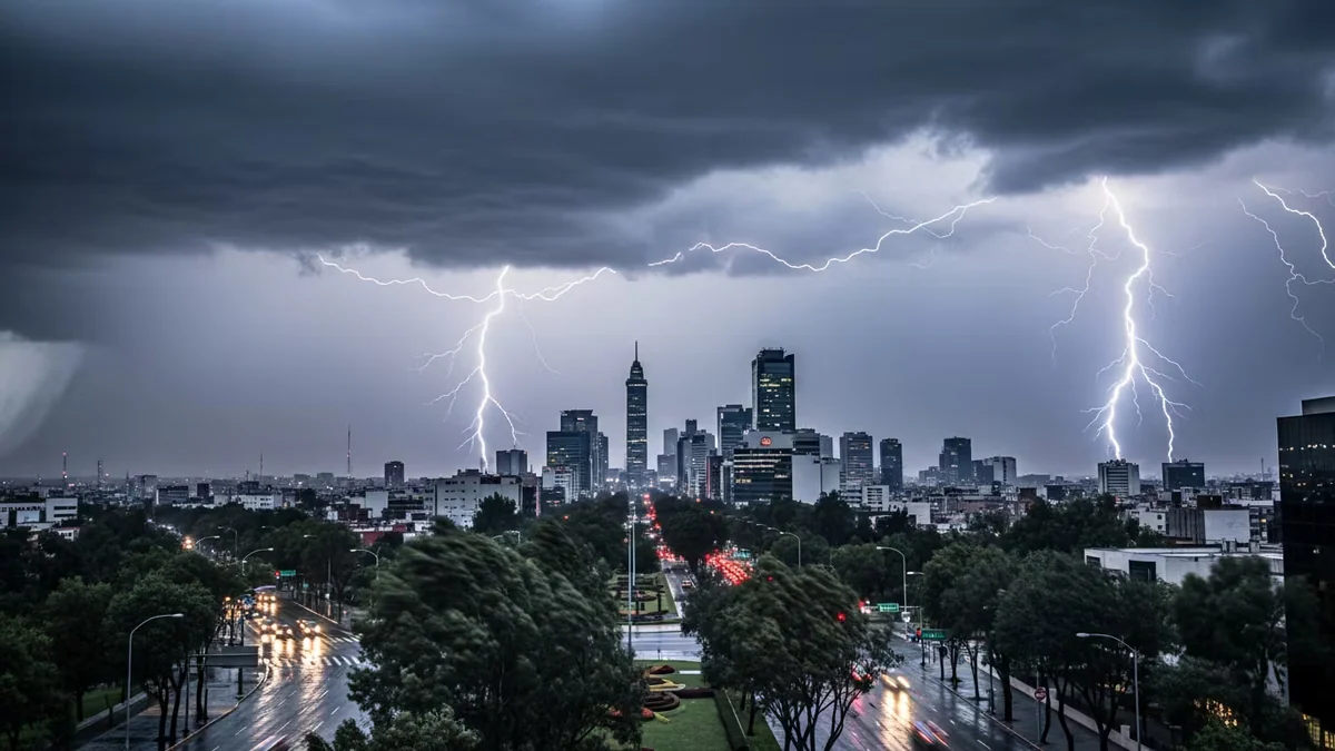 Clima CDMX hoy martes 21 de julio por la tarde: prevén lluvias con actividad eléctrica y rachas de viento